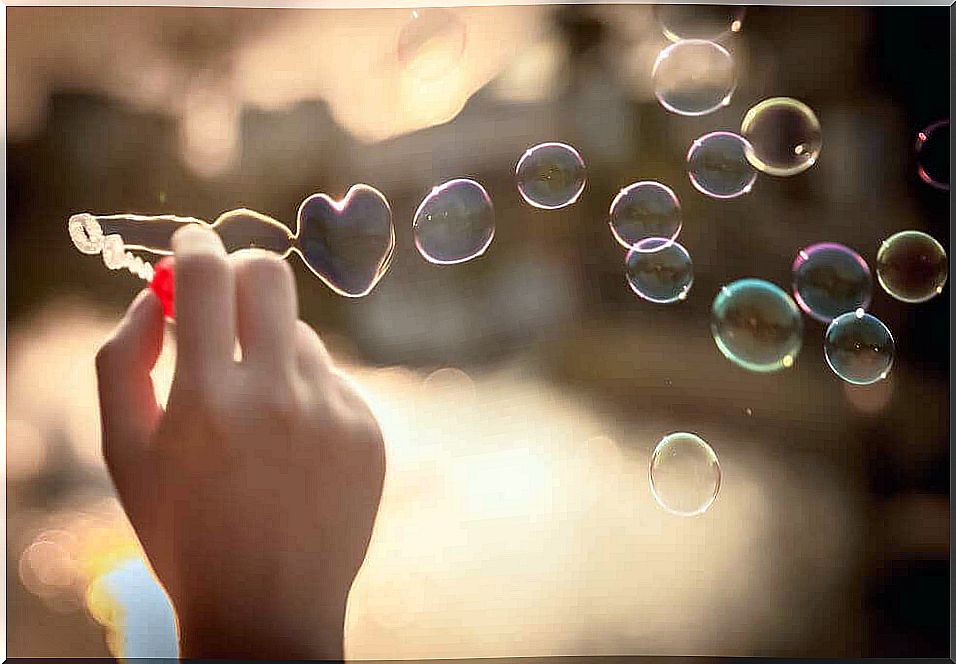 soap bubbles