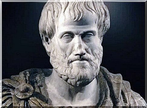 Bust of Aristotle.