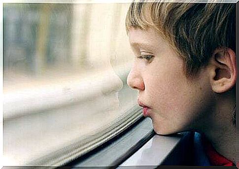 The neurobiology of trauma and the autistic child looking out the window.